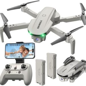 Drone With Camera 1080P for Kids And Adults, RC Quadcopter Drone with Altitude Hold, Mini Drone With One Key Start, Waypoint Fly, Headless Mode, 3D Flip, 3 Speeds, Remote Control Drone for Beginners