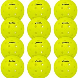 Franklin Sports X-40 Outdoor Pickleballs - Official Ball of USA Pickleball, APP Tour + Pickleball US Open - 3 Packs, 12 Packs, 36 Pickleball Buckets, 50, 100 + 400 Bulk Packs of Regulation Pickleballs