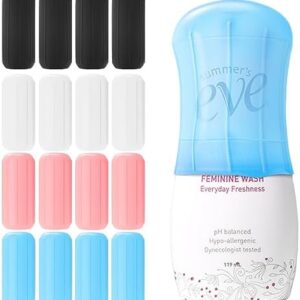 16 Pack Silicone Bottle Covers,Travel Essentials for Women,Cruise Ship Essentials,Airplane Travel Accessories Luggage Travel Size Toiletries,Elastic Sleeves for Leak Proofing,Travel Must Haves