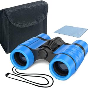 ESSENSON Binoculars for Kids Toys Gifts for Age 3, 4, 5, 6, 7, 8, 9, 10+ Years Old Boys Girls Kids Telescope Outdoor Toys for Sports and Outside Play, Bird Watching, Birthday Presents(Blue)