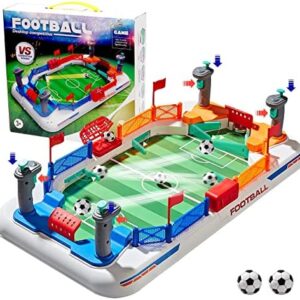 Mini Foosball Games 2022 New Tabletop Football Soccer Pinball for Indoor Game Room, Table Top Foosball Desktop Sport Board Game for Adults Kids Family Game